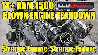 14+ Dodge Ram 3.0 Ecodiesel Blown Engine Teardown. Strangest and Most Difficult Teardown Yet!