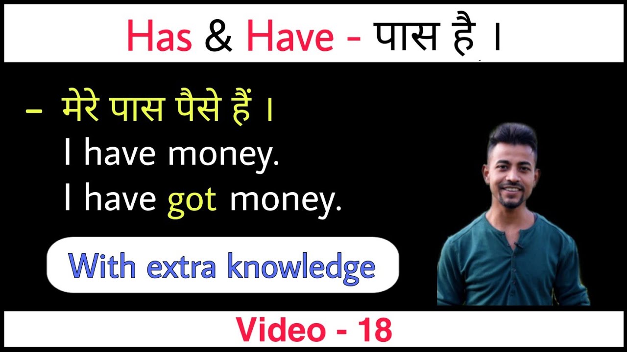Has, Have, Had का सही Use | Learn English Grammar in Hindi by Bittoo Sir | video 18