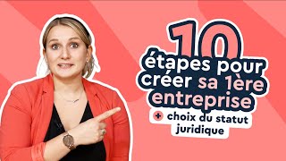 Les étapes de création d'entreprise et le choix du statut juridique | LExpertComptable.com