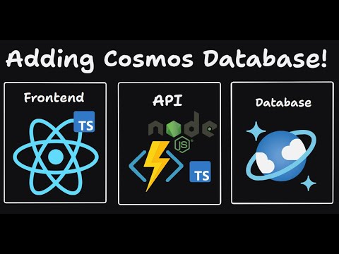 Adding CosmosDB to a React App!