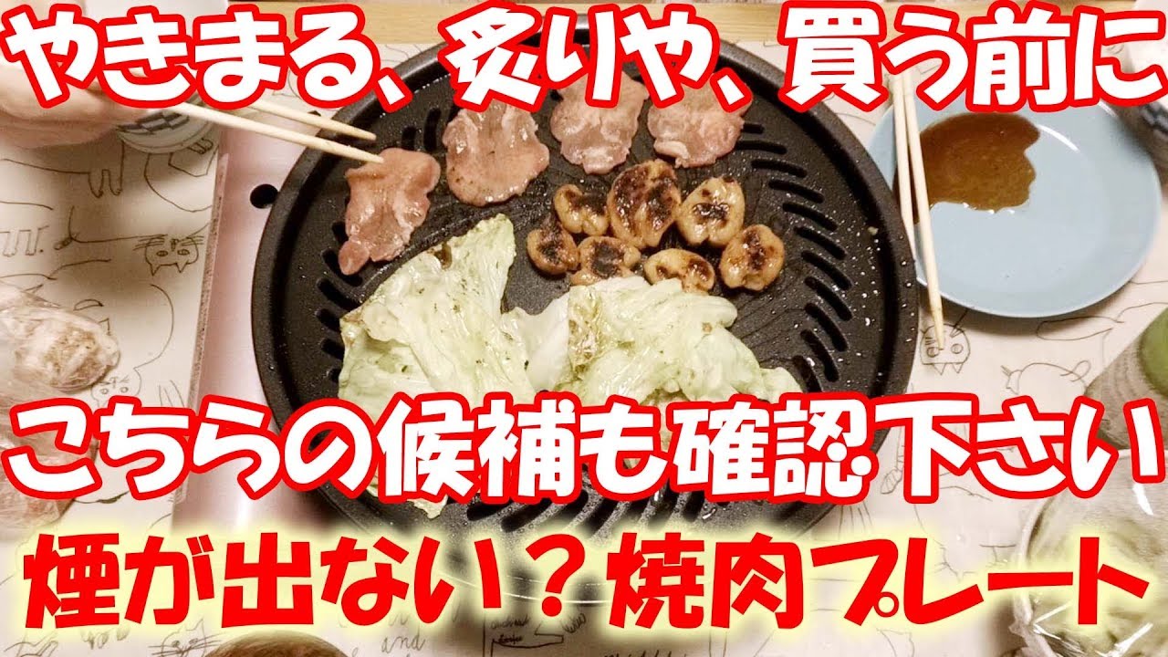 煙が激少ない イワタニの焼肉プレートレビュー 豚もホルモンも焼いた Youtube