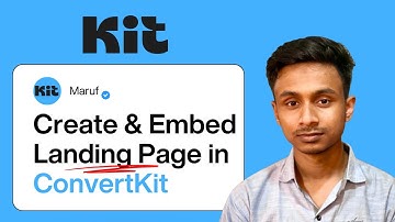 How to Create a Landing Page in Kit (ConvertKit) and Embed It on Your Website