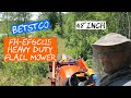 Using Betstco FH-EFGC125 heavy duty  48"inch flail mower.