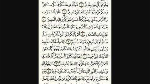 سورة التغابن - الشيخ عبدالله خياط