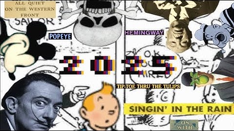 Everything Entering Public Domain in 2025