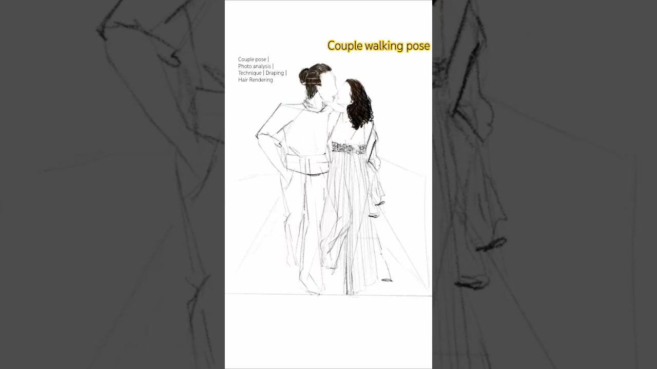 778)How To Draw Fashion Sketches | Tutorial ✨ fashion croquis | Photo analysis 