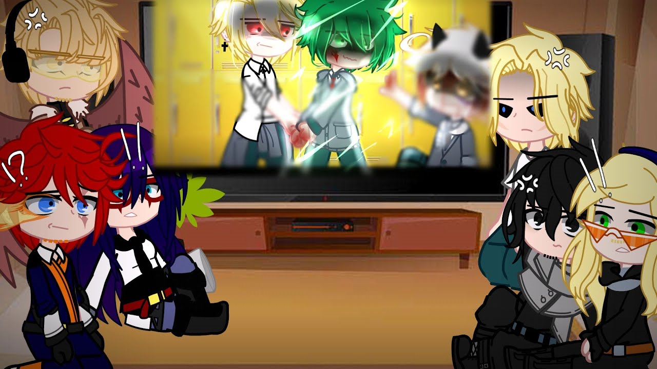 MHA reacts to "You really tested my patience huh?" | Deku angst? Gacha club | bkdk bakudeku | bhna