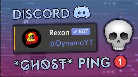 Ghost Ping bot | Discord.js | 2020 | Source Code in Description!