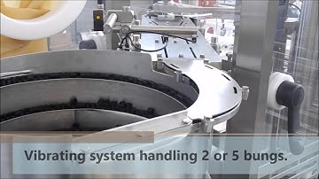 Filling and stoppering machine in NEST