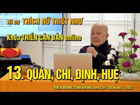 Video Ni sư Triệt Như_ khóa Thiền Căn Bản online: Chủ đề... - YouTube