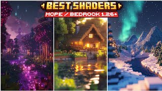Top 5 BEST Realistic Shaders for MCPE & Bedrock 1.26+ (Android, iOS, Windows) screenshot 2