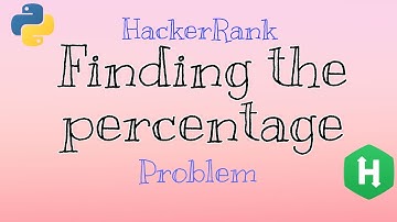 #HackerRank "Finding the percentage" #problem #python solution