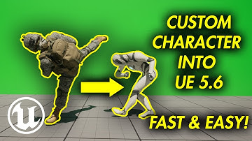 Custom Character in New Unreal Engine 5.6 Templates Tutorial