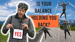 6 Balance Drills (4K) Rollerskiing
