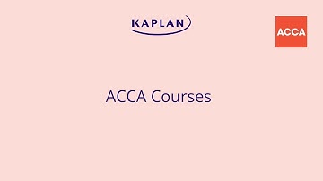 ACCA Courses [ Applied Skills & Strategic Professional Levels ]