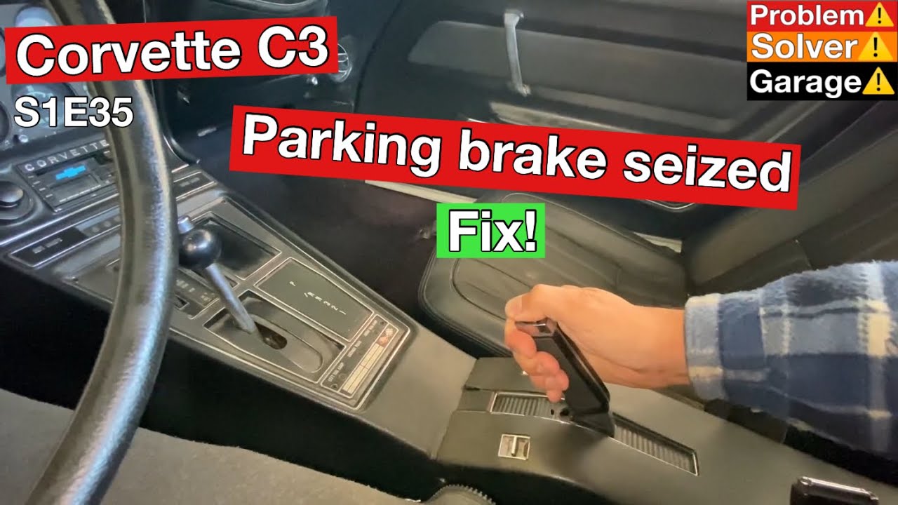 C3 Corvette parking brake repair. Seized parking brake cables. Parking