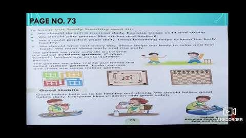 Class-1, Subject-EVS, Video-22, Chapter-10, Keeping clean, Part-2 by Mrs Sunidhi