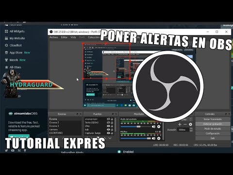 PONER Alertas EN OBS | TUTORIAL DE OBS PONER Alertas DE SUBS | TUTORIAL EXPRES