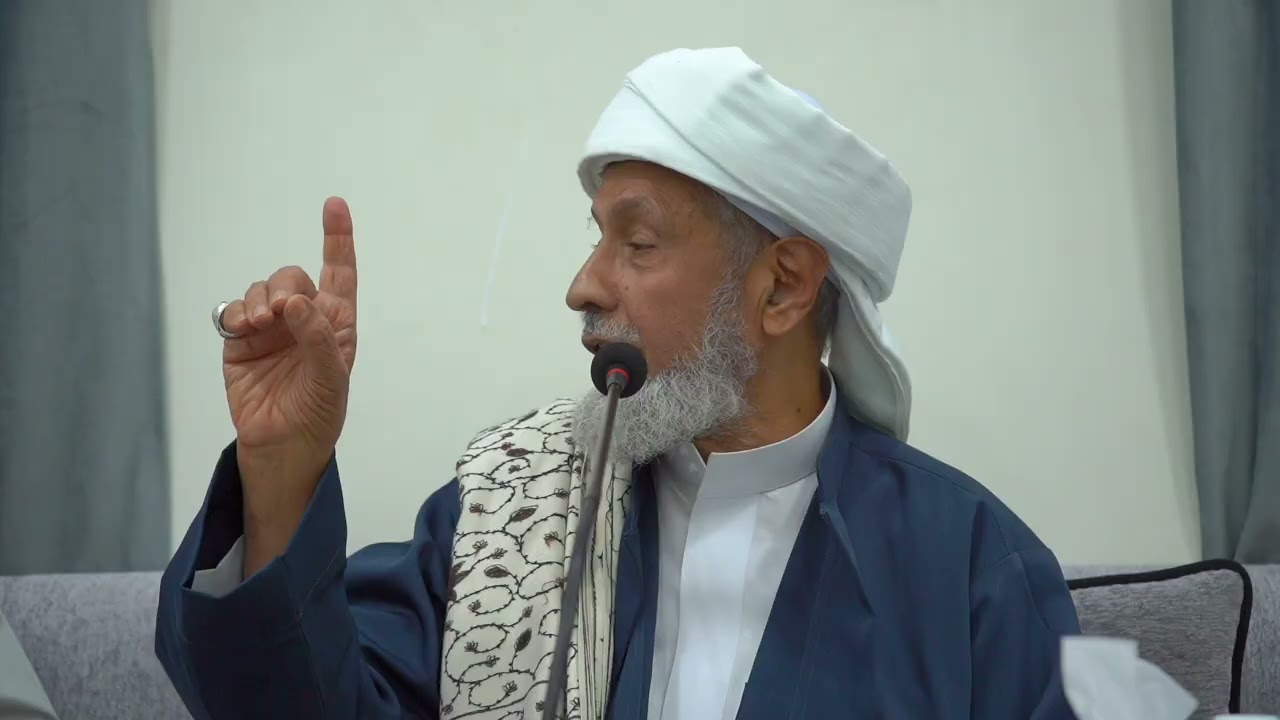 آخر كلماته المؤثرة… الحبيب عمر الجيلاني بعد ختم تذكرة السامع والمتكلم