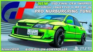 *NEW* Gran Turismo 7 - Swapped Mitsubishi Lancer Evo IX MR GSR '06 Pro Tune | Nurburgring 6:08.013