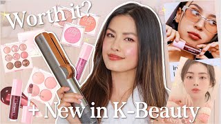 Trying New 2023 Summer K-Beauty Launches + Dyson Airstrait Review!