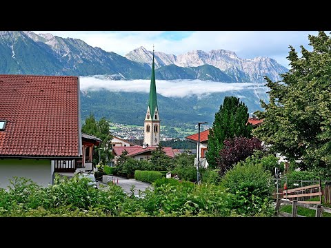 Relaxing Walk around Mutters Village near Innsbruck, Austria