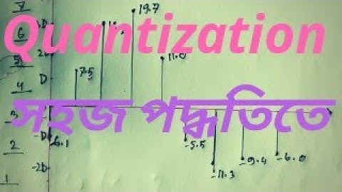 Normalized Quantaized Value Easy Way in bangla [বাংলা]  || line coding || Data Communication
