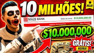ROCKSTAR ESTÁ DANDO $10 MILHÕES GRÁTIS NO GTA ONLINE?! CONFIRA COMO PEGAR!