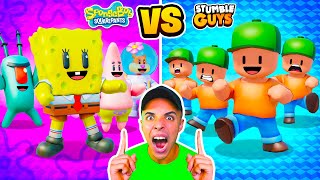 SKINS *BOB ESPONJA vs MR.STUMBLE* BATALLA FINAL en STUMBLE GUYS ?