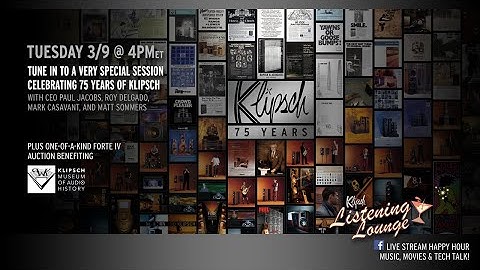 CELEBRATING 75 YEARS | KLIPSCH LISTENING LOUNGE