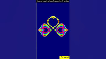 Showing beauty of maths with turtle #shorts 😃 😃