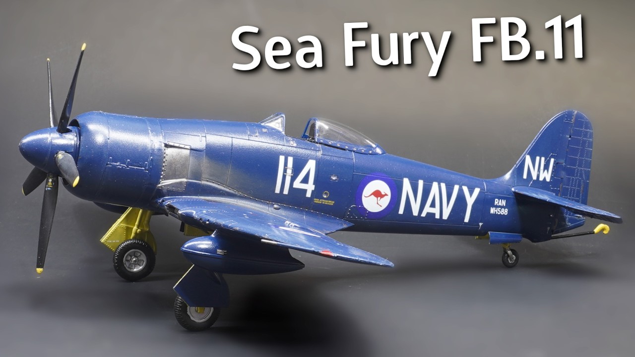 Building The Airfix Hawker Sea Fury FB.11 in 1/48 Scale - Build