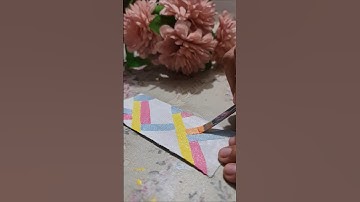 Pattern art | Diy bookmark #art #bookmark #diy #patternart #diy #craft #diycrafts #diyart #easyart