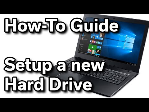 How-To Guide - Setup a New Internal Hard Drive In Windows