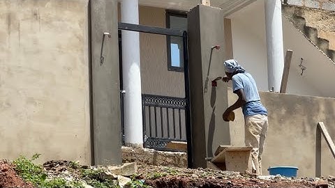 Building in Ghana - Wall Plastering with Estimates |COST EFFICIENT| #buildinginghana #lifeinghana