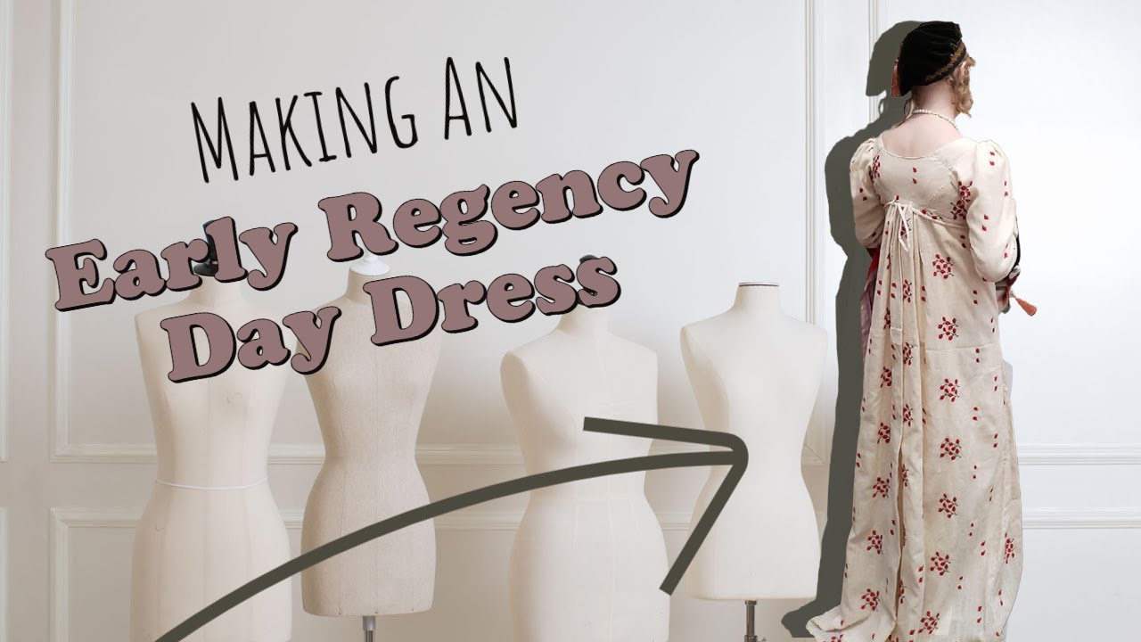 Handsewing a Regency Day Dress + My first costume meetup
