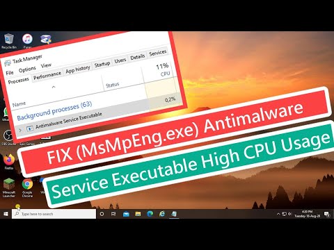 FIX (MsMpEng.exe) Antimalware Service Executable High CPU Usage