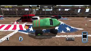 Monster truck destruction Freestyle show 