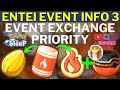 Entei event info 3  event exchange priority list pokemonsleep