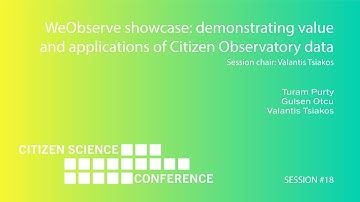 Session #18 WeObserve showcase: demonstrating value and applications of Citizen Observatory data