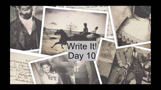 Write It! - Day 10 | Horace King