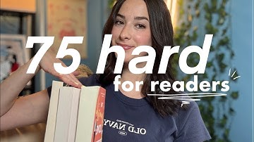 75 booked is the new 75 hard ★ a 75 day reading challenge ★