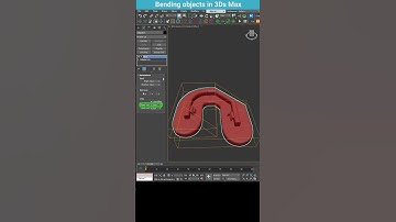 Bending 3D Objects in 3ds Max – Flexible Sofa Modeling Tutorial #shorts   #3dsmax #bending