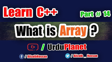 Arrays in c++ basic Tutorial [URDU/HINDI]
