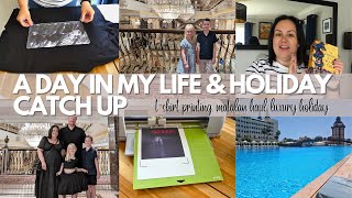A DAY IN MY LIFE | OUR HOLIDAY TO TURKEY | MAKING BAND T-SHIRTS | MATALAN HAUL | UK VLOG |