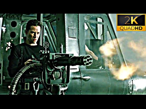 Neo Saves Morpheus | Neo Helicopter Rescue Scene | The Matrix 1999 HD | No Logo Clips