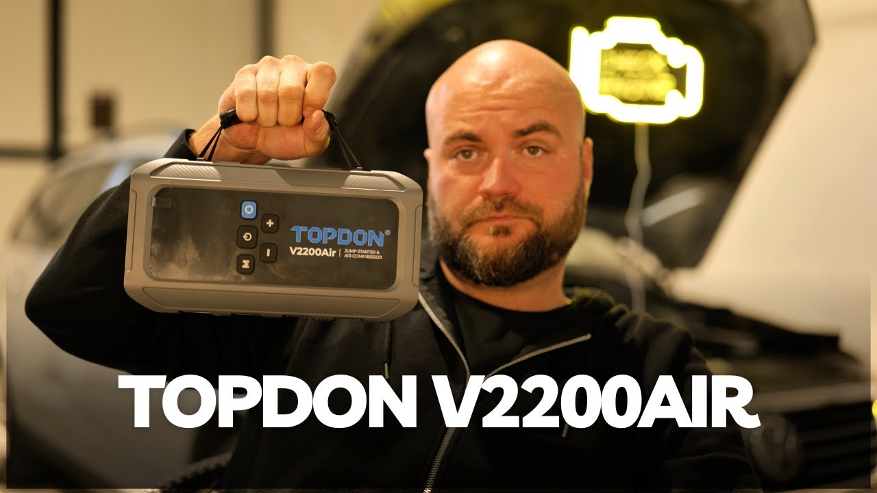 Compresor de Roti si Robot de Pornire 2 în 1 - Topdon V2200Air