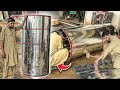 How To Manufacture Heavy Steel Drum || Making Process Steel Storage Box