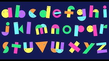 ABC Song with Shapes | A to Z Lowercase & Uppercase Letters Animation | Fun Alphabet Learning Video