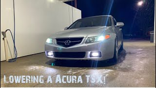 Acura TSX gets coilovers!